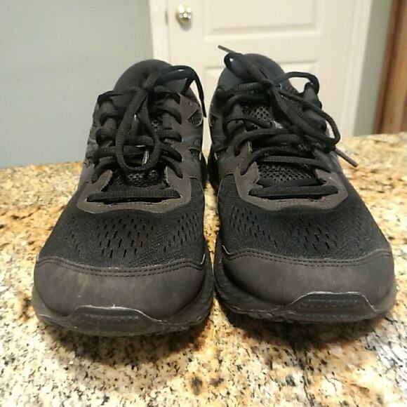 Asics Gel Contend 7 Black Running Shoes 1012A911 Women’s Sz 11 - Picture 5 of 12